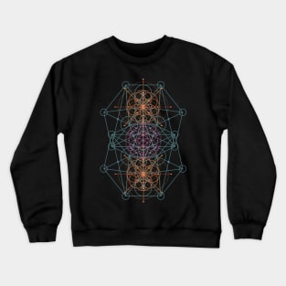 Flower of Life  - Abstract Alchemy - Sacred Geometry - Festival - Psychedelic Artwork - Spiritual Crewneck Sweatshirt